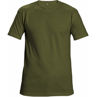 T-krekls Teesta olīvu zaļš, Cerva