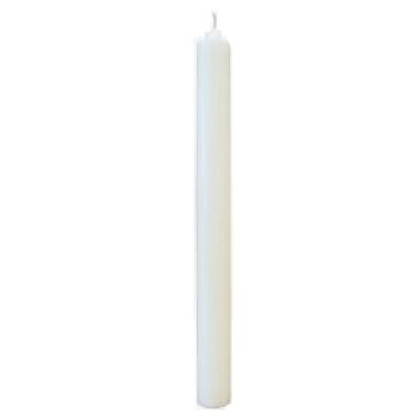 Galda svece stearīna balta 40 cm, Diana sveces, 1 gab.