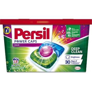 Veļas mazgāšanas kapsulas Power-Caps Color Persil, 13 gab.