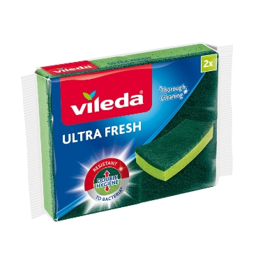 Trauku mazgāšanas sūkļi Ultra Fresh Vileda, 2 gab.