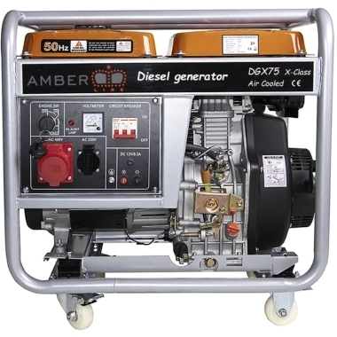 Dīzeļa ģenerators 6.0kW, 230/400V, DGX75 X-Class, Amber-Line