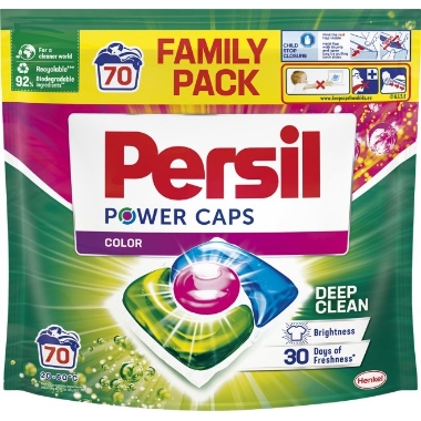 Veļas mazgāšanas kapsulas Power-Caps Color Persil, 70 gab.