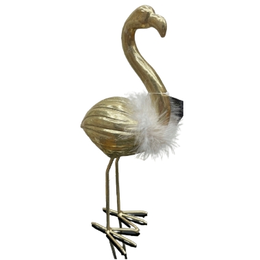 Dekors zelta flamingo, 32 cm