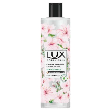 Dušas želeja Cherry Blossom & Apricot Oil LUX - Botanicals, 500 ml