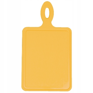 Griešanas dēlītis ar rokturi dzeltens Lamela, 32x17,5 cm