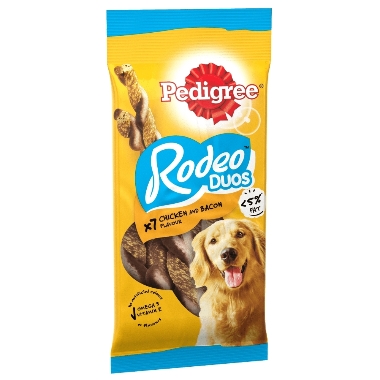 Suņu gardums Rodeo Pedigree, 7 gab.