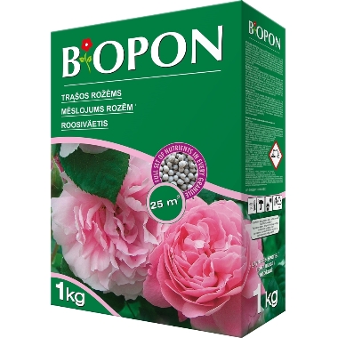 Granulēts mēslojums rozēm Biopon, 1 kg
