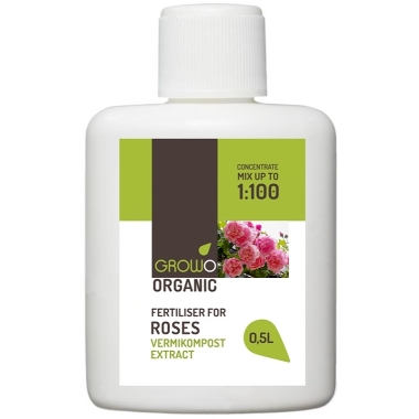 Organiskais mēslojums rozēm Growo, 500 ml