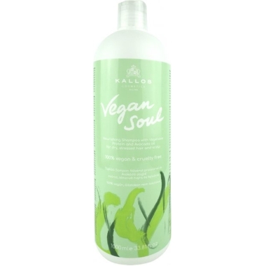 Barojošs šampūns Vegan Soul Kallos, 1 L