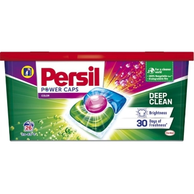 Veļas mazgāšanas kapsulas Power-Caps Color Persil, 26 gab.