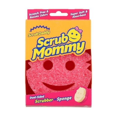 Tīrīšanas sūklis Scrub Mommy rozā, 1 gab.