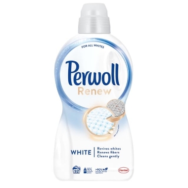 Veļas mazgāšanas līdzeklis White Renew Perwoll, 1,92 L