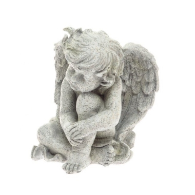 Eņģelis sēdošs balstās uz viena ceļa 4Living, 24 cm