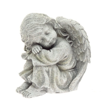 Eņģelis sēdošs balstās uz abiem ceļiem 4Living, 24 cm