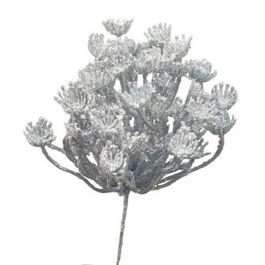 Dekoratīvs dilles zariņš sudraba, 24 cm