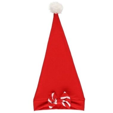 Ziemassvētku cepure sarkana ar banti, Ø 58 cm