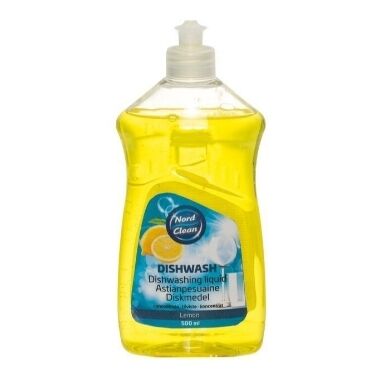 Trauku mazgāšanas līdzeklis citronu Nord Clean, 500 ml