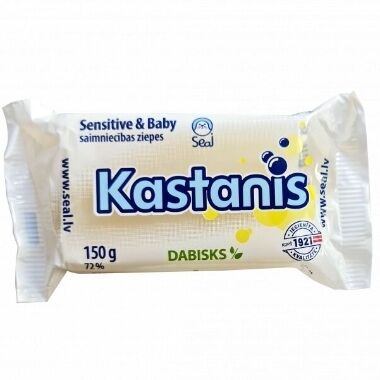Veļas ziepes sensitive&baby Kastanis, 150 g