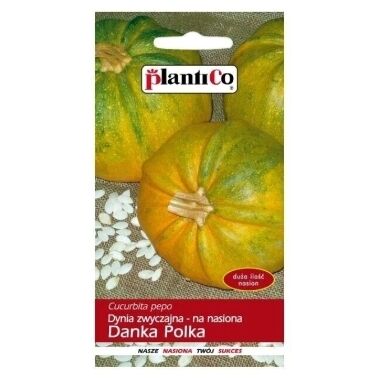 Kailsēklu ķirbis Danka Polka, PlantiCo, 3 g