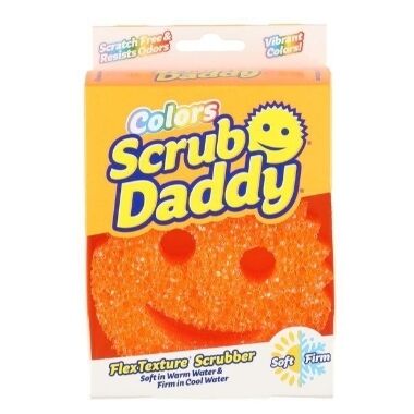 Tīrīšanas sūklis oranžs Scrub Daddy, 1 gab.