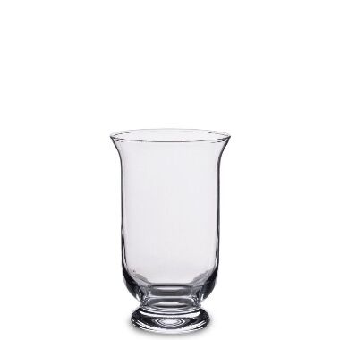 Stikla cilindriska vāze uz kājiņas Art-Pol, 15x9,5 cm