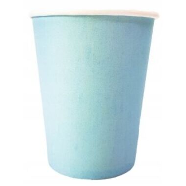 Papīra glāzes gaiši zilas 250 ml, 10 gab.