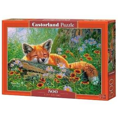Puzle Foxy Dreams, Castorland, 500 gab.