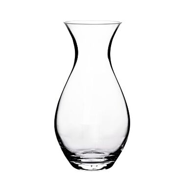 Elegantas formas stikla vāze, 23,5x14 cm