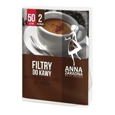 Kafijas filtri 2.izmērs Anna Zaradna, 50 gab.