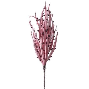 Mākslīgais augs rozā ar pērlītēm, 95 cm