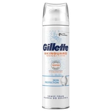 Skūšanās putas SkinGuard Sensitive Gillette, 250 ml