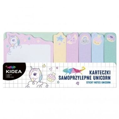 Krāsainas līmlapiņas Unicorn, Kidea