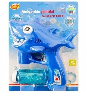 Haizivs formas burbuļu pistole, Smily Play