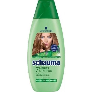 Šampūns taukainiem un normāliem matiem Schauma, 400 ml