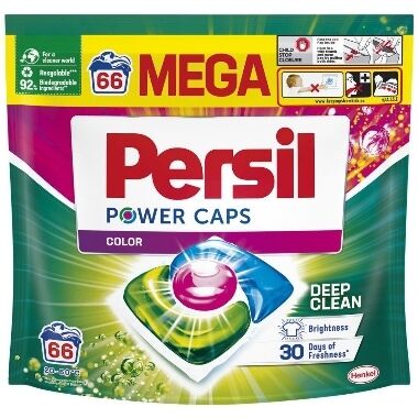 Veļas mazgāšanas kapsulas Power-Caps Color Persil, 66 gab.