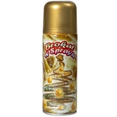 Izsmidzināms gliteru aerosols zelta Aliga, 250 ml