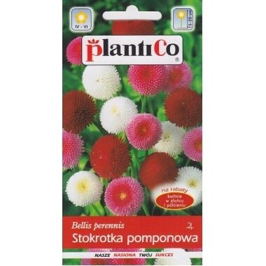 Mārpuķītes Pompom Mix, Plantico, 0,1 g