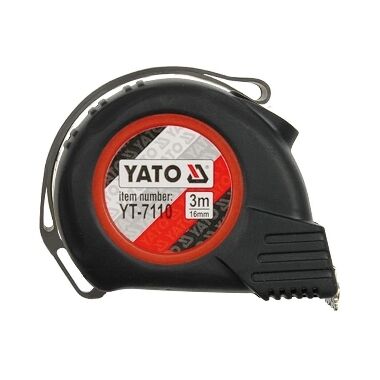 Mērlente ar magnētu Yato, 3m x 16mm