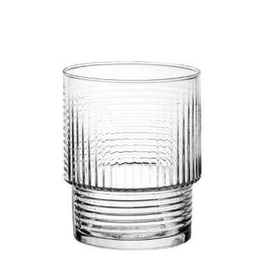 Stikla glāze rievota 320 ml, 1 gab.