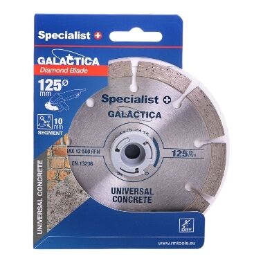 Dimanta disks Galactica 125x10x22,2 mm, Specialist+