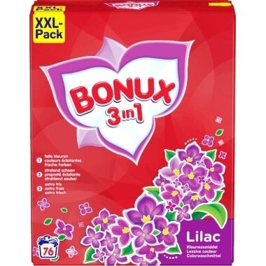 Veļas pulveris Bonux Lilac, 4,94 kg