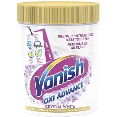 Veļas pulveris traipu tīrīšanai Oxi Advance Crystal White Vanish, 840 g