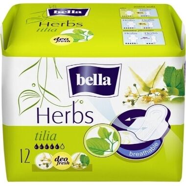 Higiēniskās paketes Bella Herbs Tilia, 12 gab.