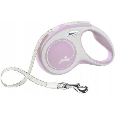 Pavada flexi New Comfort gai;si rozā 15 kg/5 m, Kerbl