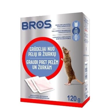 Graudi pret pelēm un žurkām Bros, 120 g