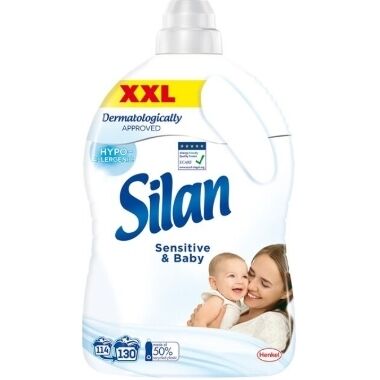 Veļas mīkstinātājs Silan Sensitive & Baby, 2,86 L