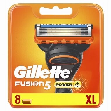 Skuvekļa kasetes Gillette Fusion, 8 gab.