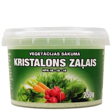 Kristalons zaļais 18-18-18, 250 g