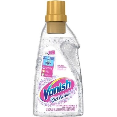 Traipu tīrīšanas līdzeklis baltai veļai Oxi Action Wash Booster Vanish, 1,5 L