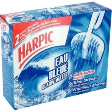 Tualetes bloks Blue Water Harpic, 2x38 g